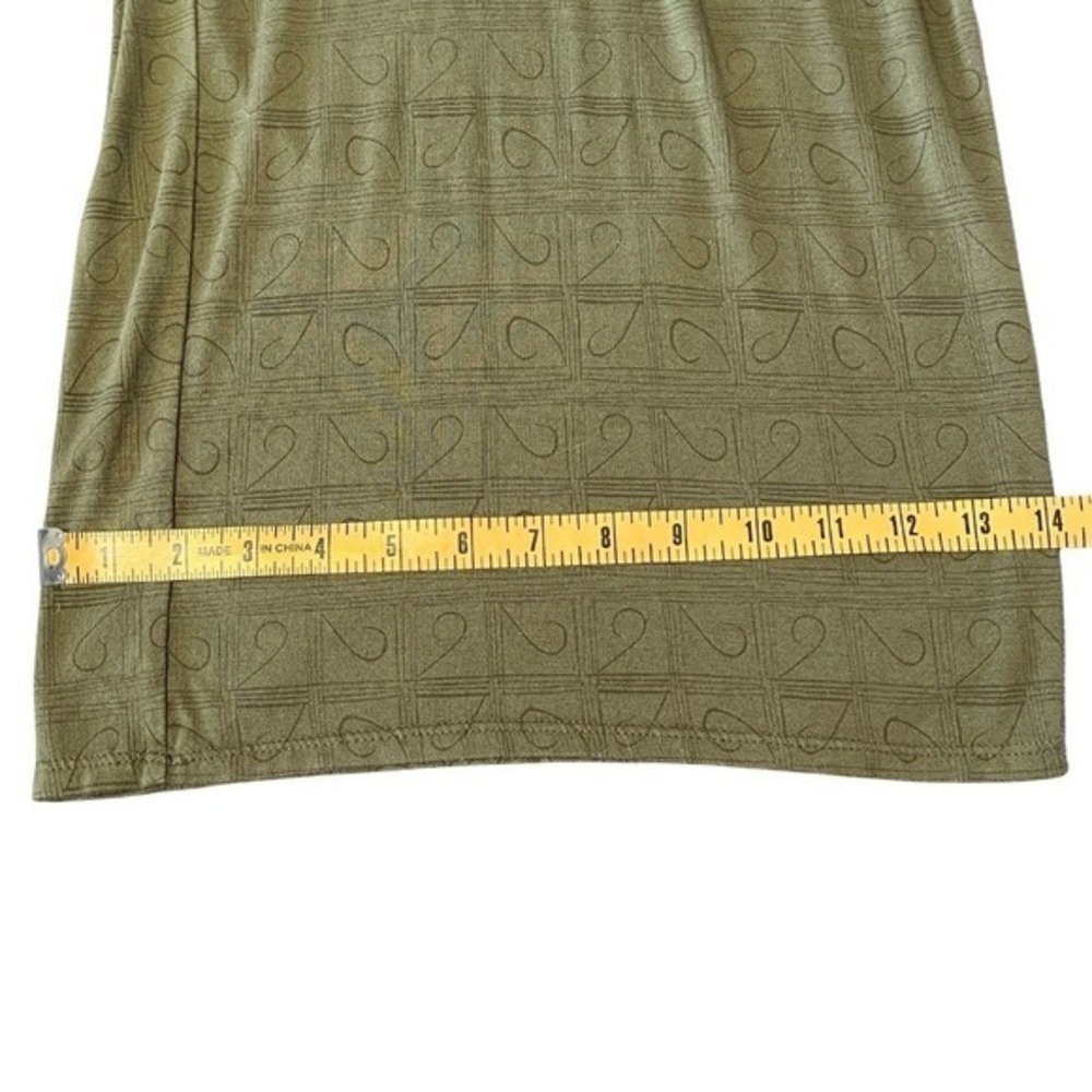Sundance Jumpsuit Womens XS Green Felicity Cropped Wide Leg Boho Culotte Stretch - Picture 12 of 13